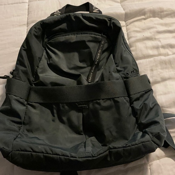 Olive green adidas backpack